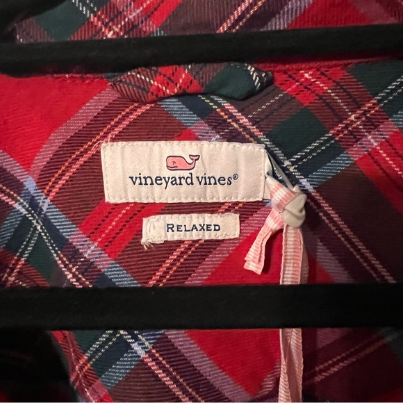Vineyard Vines Women’s Nantucket Tartan Flannel NWT Holiday 20 Plus Size - Picture 2 of 7